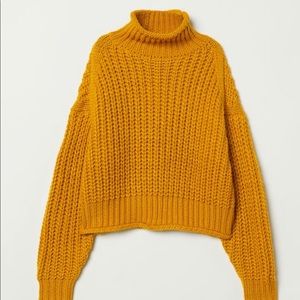 Mustard turtle neck